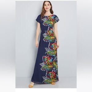 ModCloth Lace and Mesh Very Influential Passenger Maxi Dress in 1X
